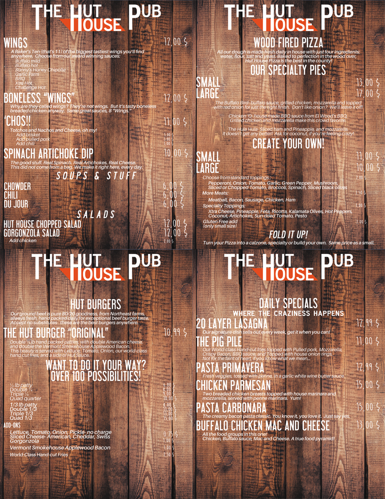 Menu Design by Mobscene_93 for this project | Design #14845576