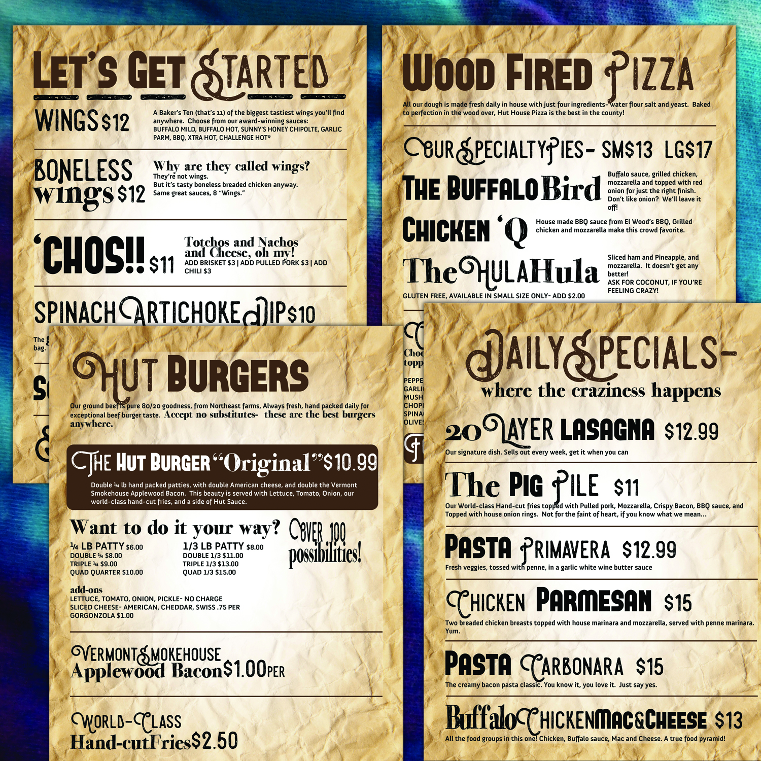 Menu Design by iD_intelligentDesign for this project | Design #14872159