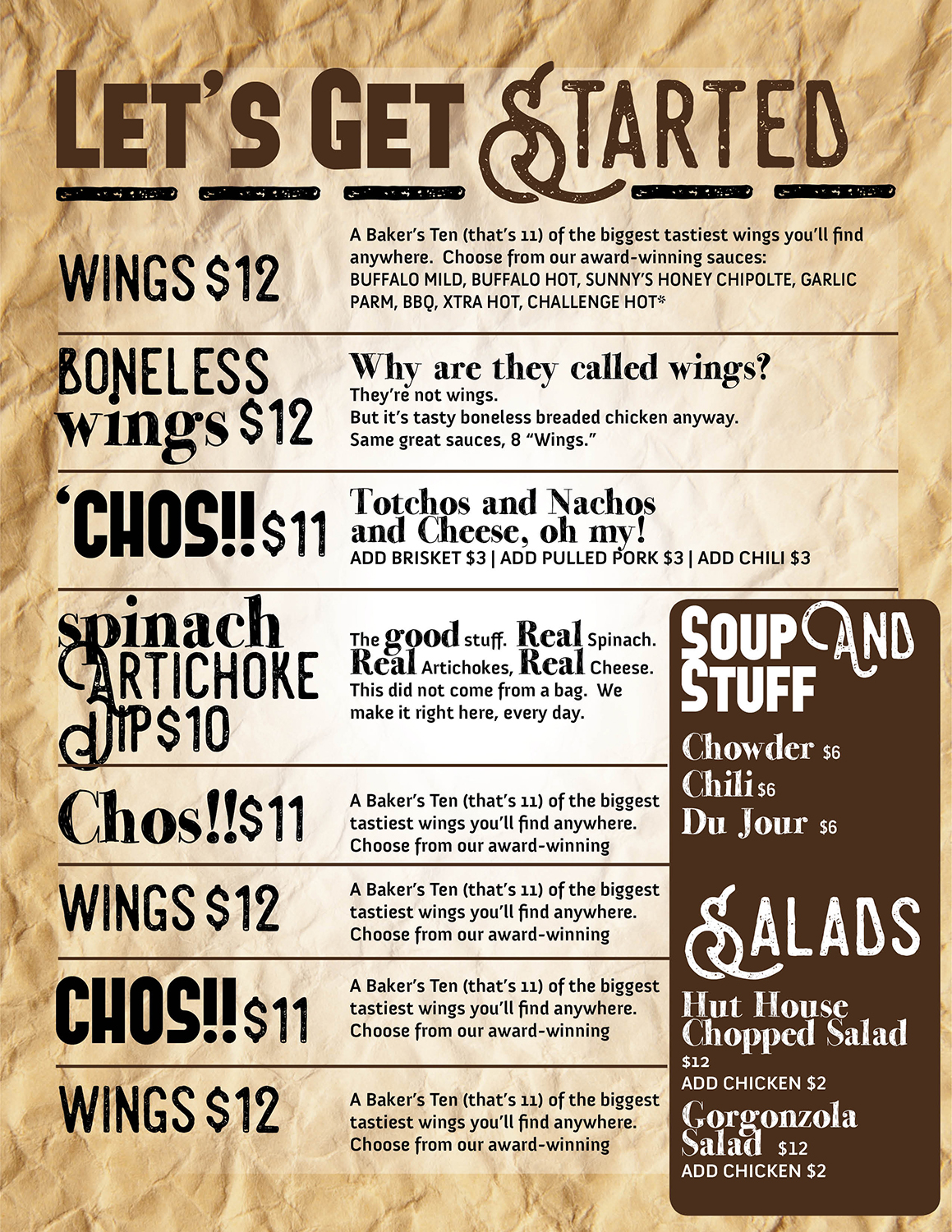 Menu Design by iD_intelligentDesign for this project | Design #14883430