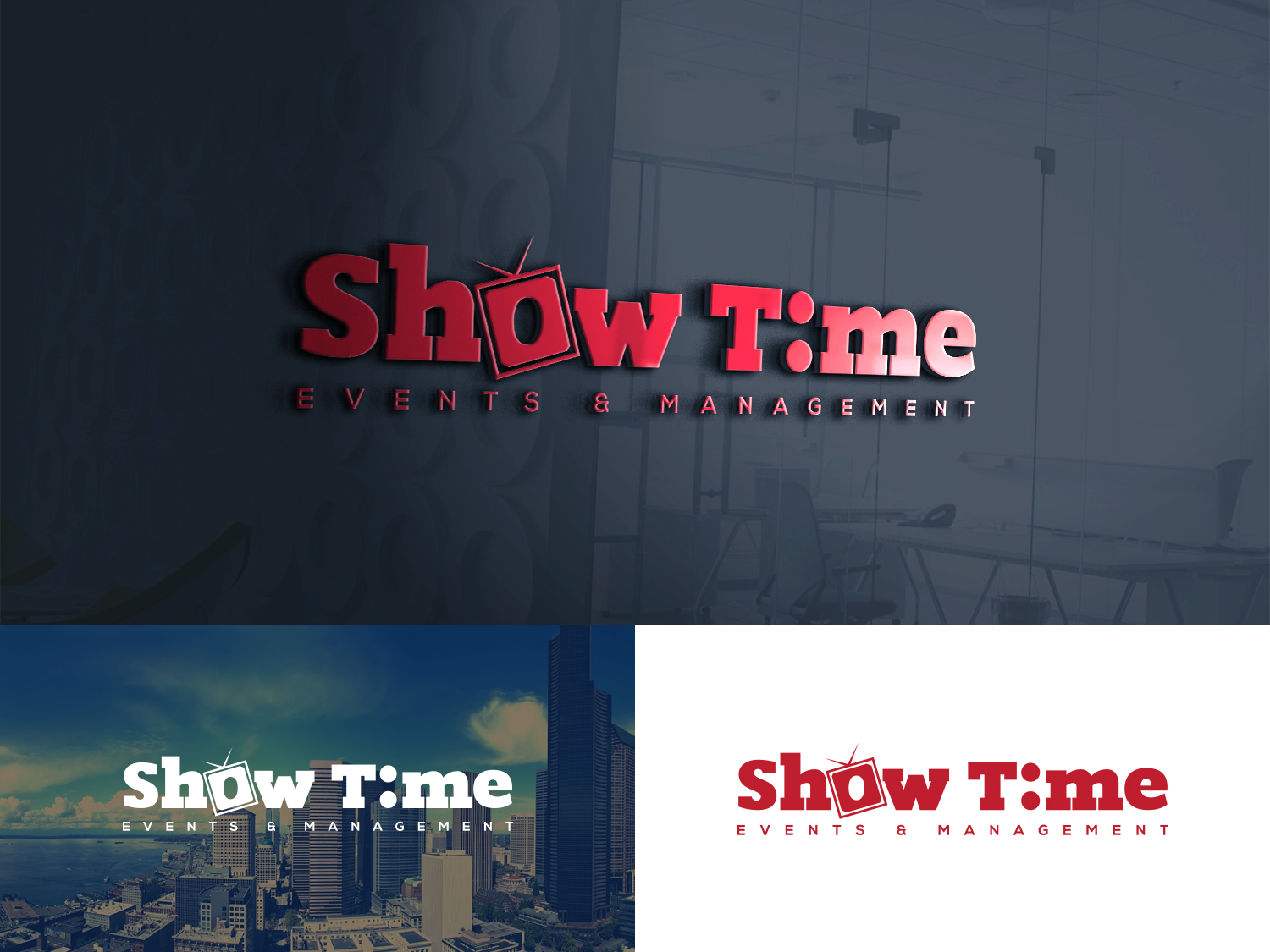 Logo Design by Aliza Creative for Show Time Events & Management SAGL | Design #14947075