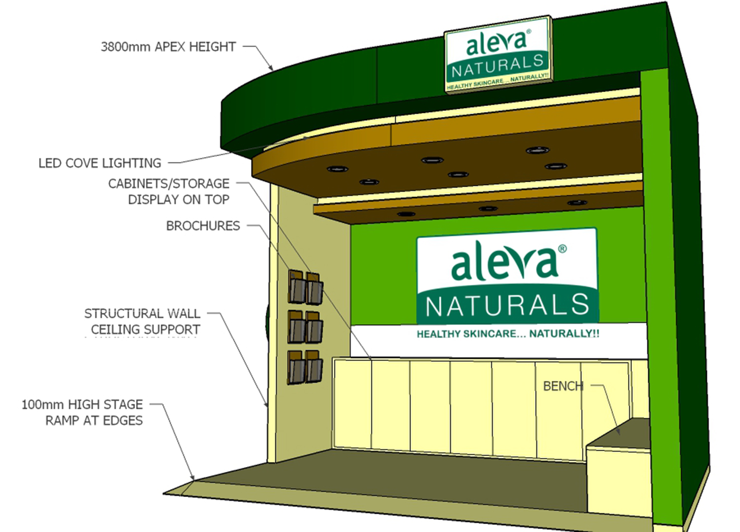 Design de Stand d'Exposition par arch.dominguiano pour ce projet | Design #14852118