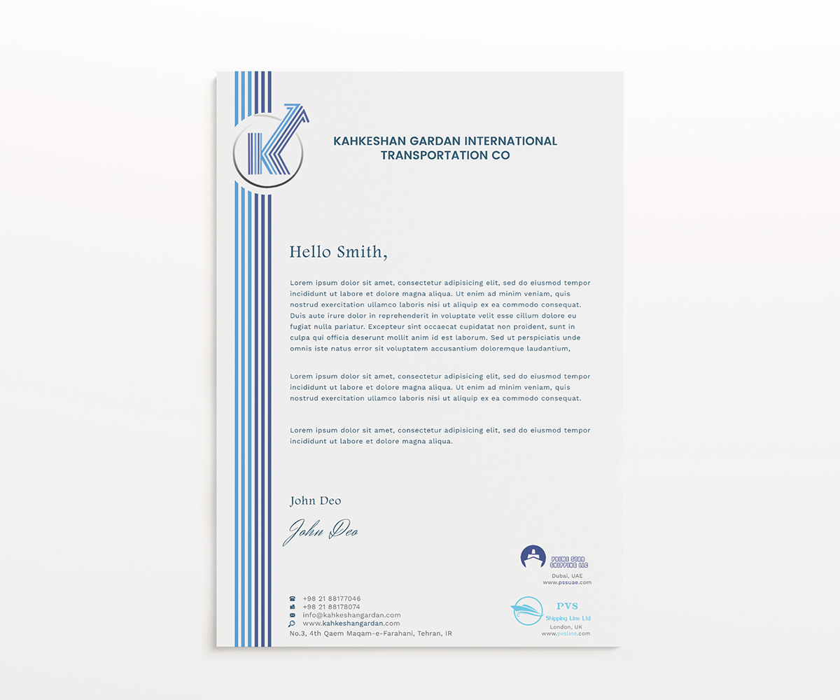 Stationery Design by Graphic Flame for Prime Star Shipping LLC | Design #14856971