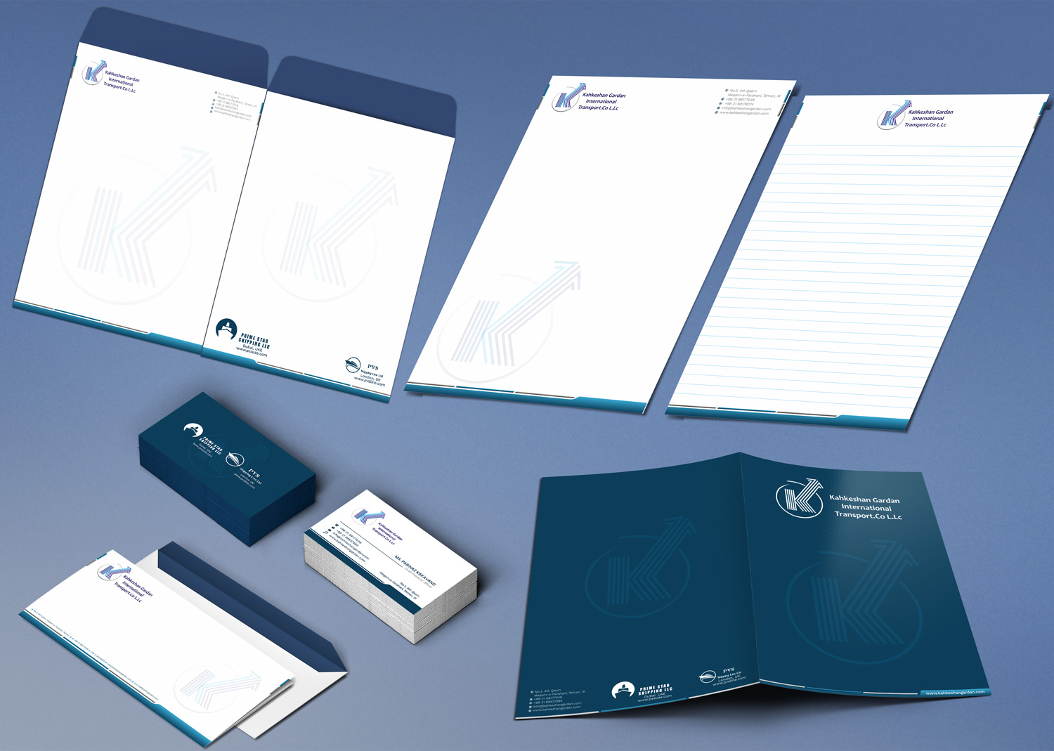 Stationery Design by Petter Goms for Prime Star Shipping LLC | Design #15017811