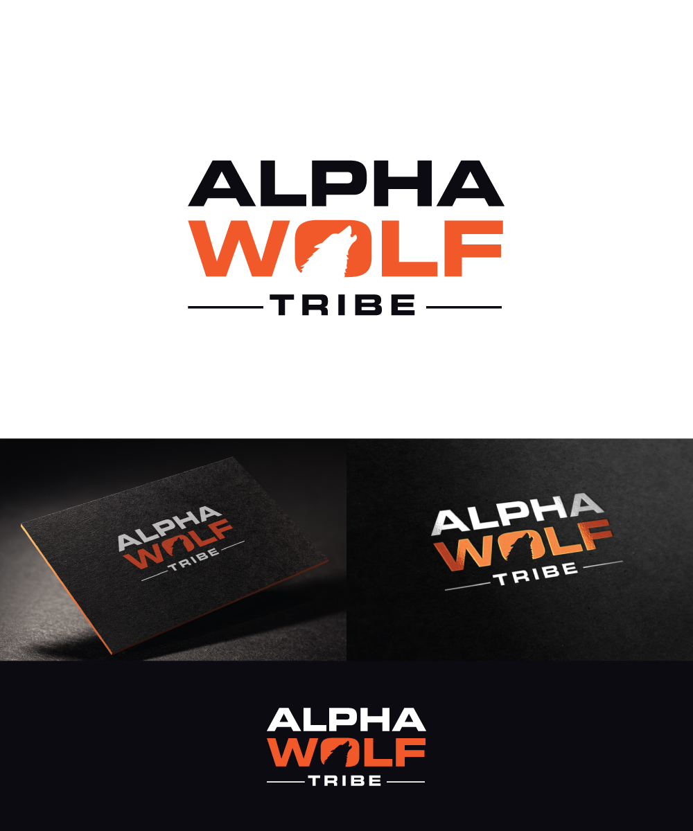 Logo Design by Sergio Coelho for ALPHA WOLF TRIBE  | Design #14868019