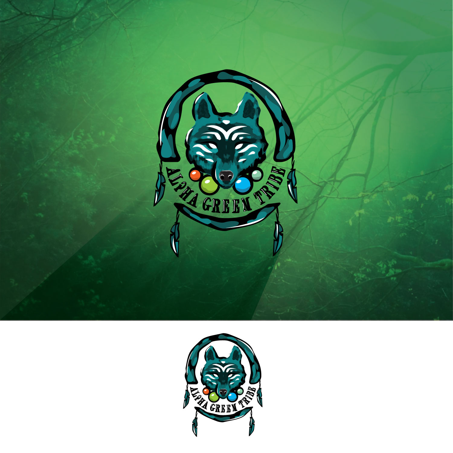 Diseño de Logo por Alexandra S. para ALPHA WOLF TRIBE  | Diseño #14817784