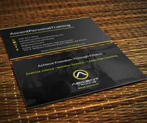 Business Card Design by Saumin Bhavsar for Ascent Personal Training | Design: #14807788