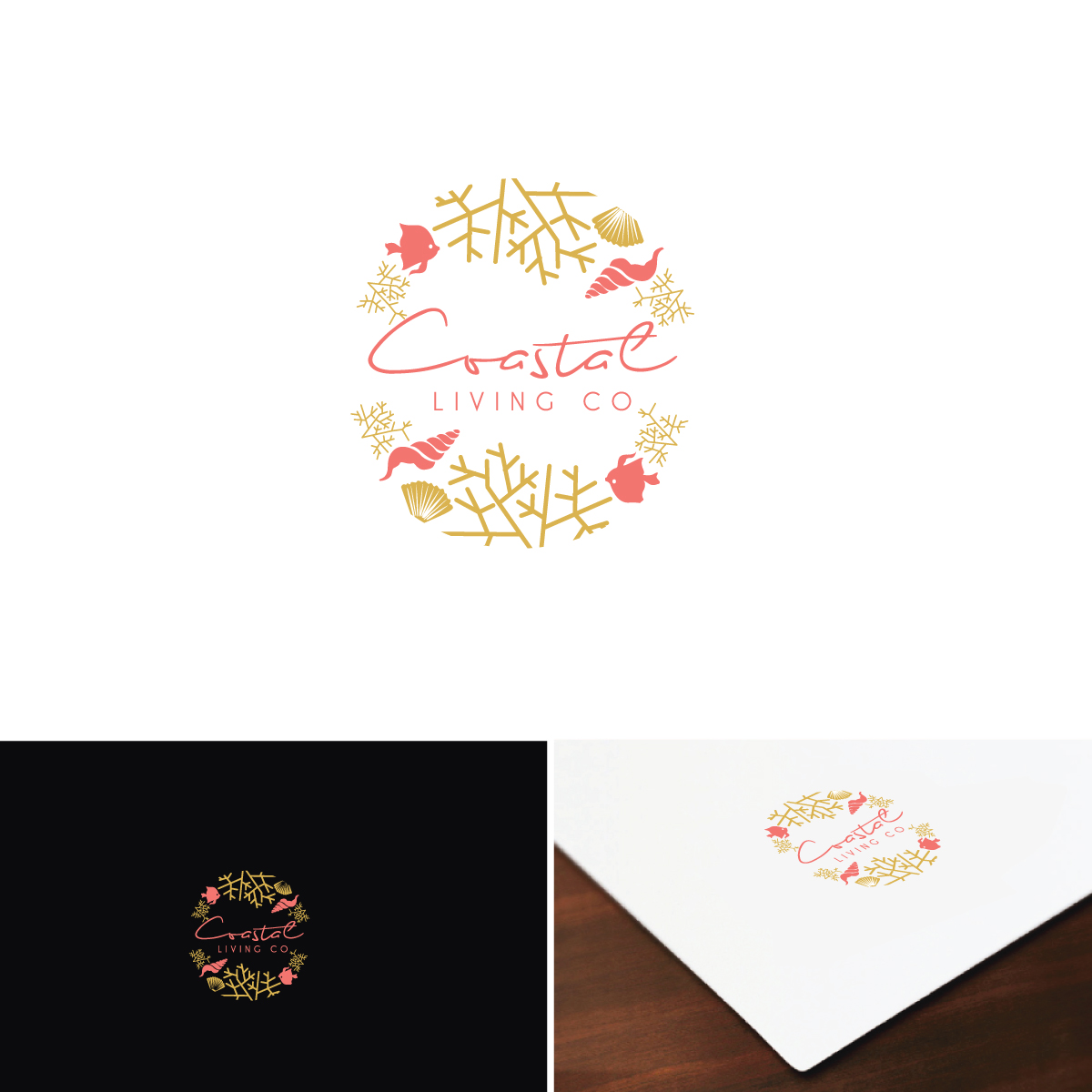 Logo Design by webeezine for Coastal Living Co. | Design #14986713