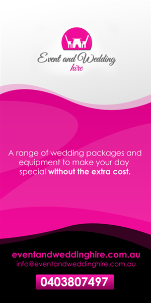 Flyer Design by ketoprofen for event and wedding hire | Design: #2545193