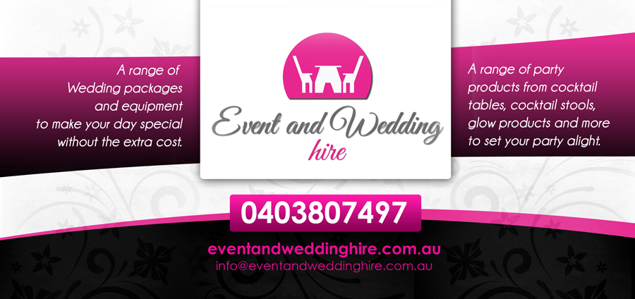 Flyer Design by ketoprofen for event and wedding hire | Design #2570763