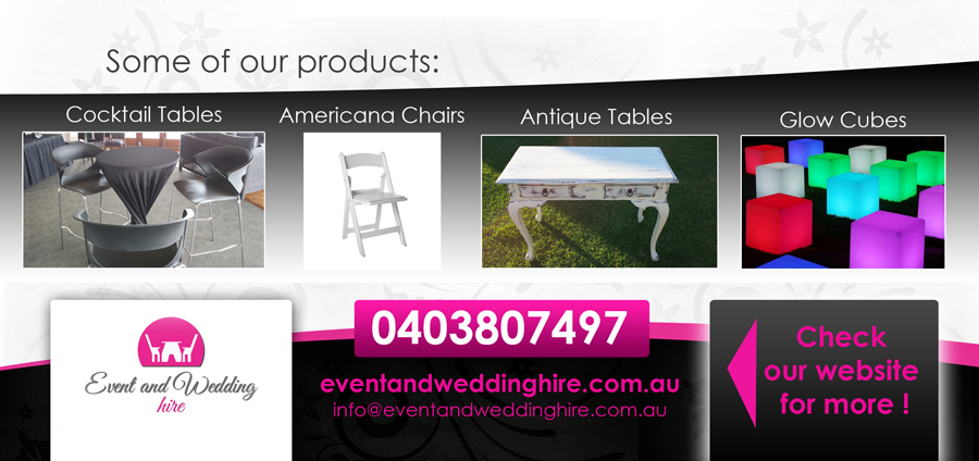 Flyer Design by ketoprofen for event and wedding hire | Design #2570817
