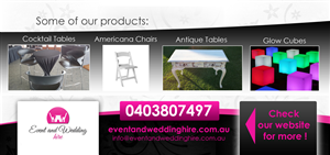 Flyer Design by ketoprofen for event and wedding hire | Design: #2570817