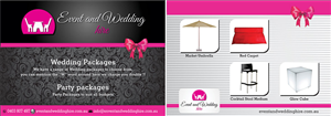 Flyer Design by Neha Dsouza for event and wedding hire | Design: #2571417