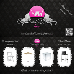Flyer Design by Vasko Tasev for event and wedding hire | Design: #2568852