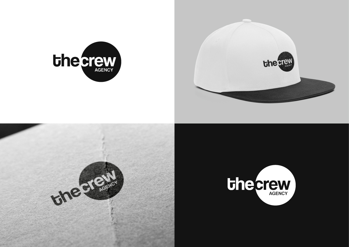 Logo Design by The Marble Peach for The Crew Agency | Design #14824619