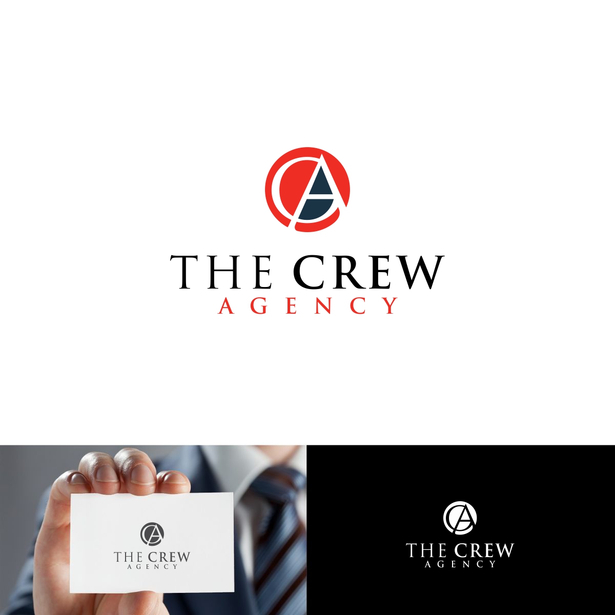 Logo Design by e-graphics for The Crew Agency | Design #14822656