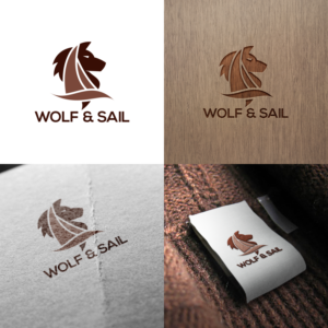 Wolf & Sail | Logo Design by Angkasa Official