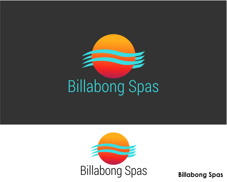 Logo Design by erwinDSLMlogo for Billabong Spas | Design #14828675