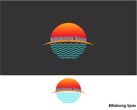 Logo Design by erwinDSLMlogo for Billabong Spas | Design #14828676