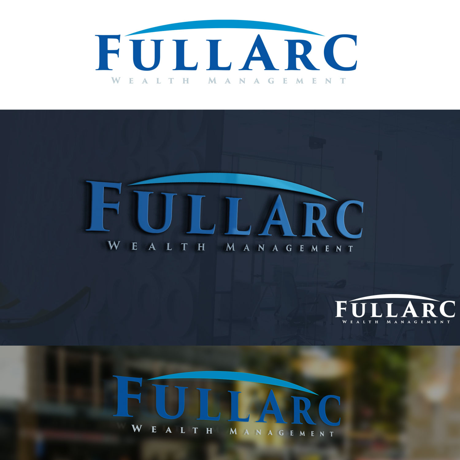 Logo Design by Th3o for FullArc Wealth Management | Design #15037867