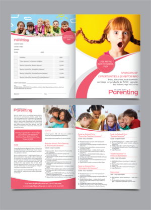 Brochure Design by alex989 for Tampa Bay Parenting Magazine  | Design: #14837424