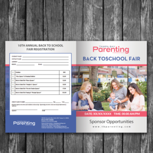 Brochure Design by creative.bugs for Tampa Bay Parenting Magazine  | Design: #14836537