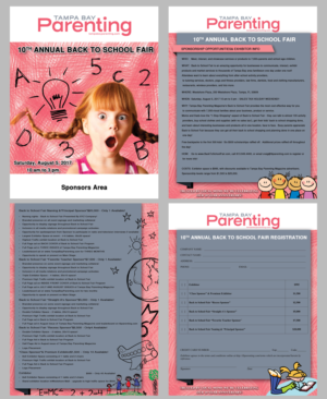Diseño de Brochure por mpprajee para Tampa Bay Parenting Magazine  | Diseño #14864326