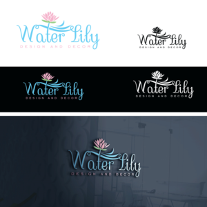 Diseño de Logo por emptyboxgraphics para Water Lily Design and Decor | Diseño: #15146883
