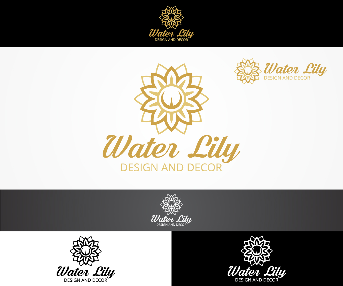 Diseño de Logo por sangeloenriquez para Water Lily Design and Decor | Diseño #15016707