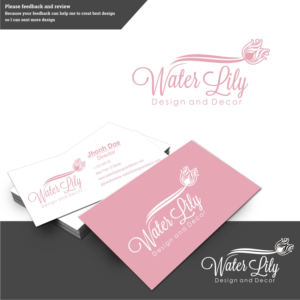 Diseño de Logo por tjahyoahmad™ para Water Lily Design and Decor | Diseño: #15033156
