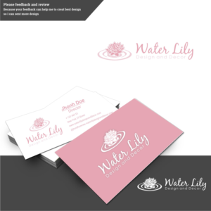 Diseño de Logo por tjahyoahmad™ para Water Lily Design and Decor | Diseño: #15056555