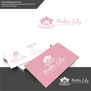 Diseño de Logo por tjahyoahmad™ para Water Lily Design and Decor | Diseño: #15056999