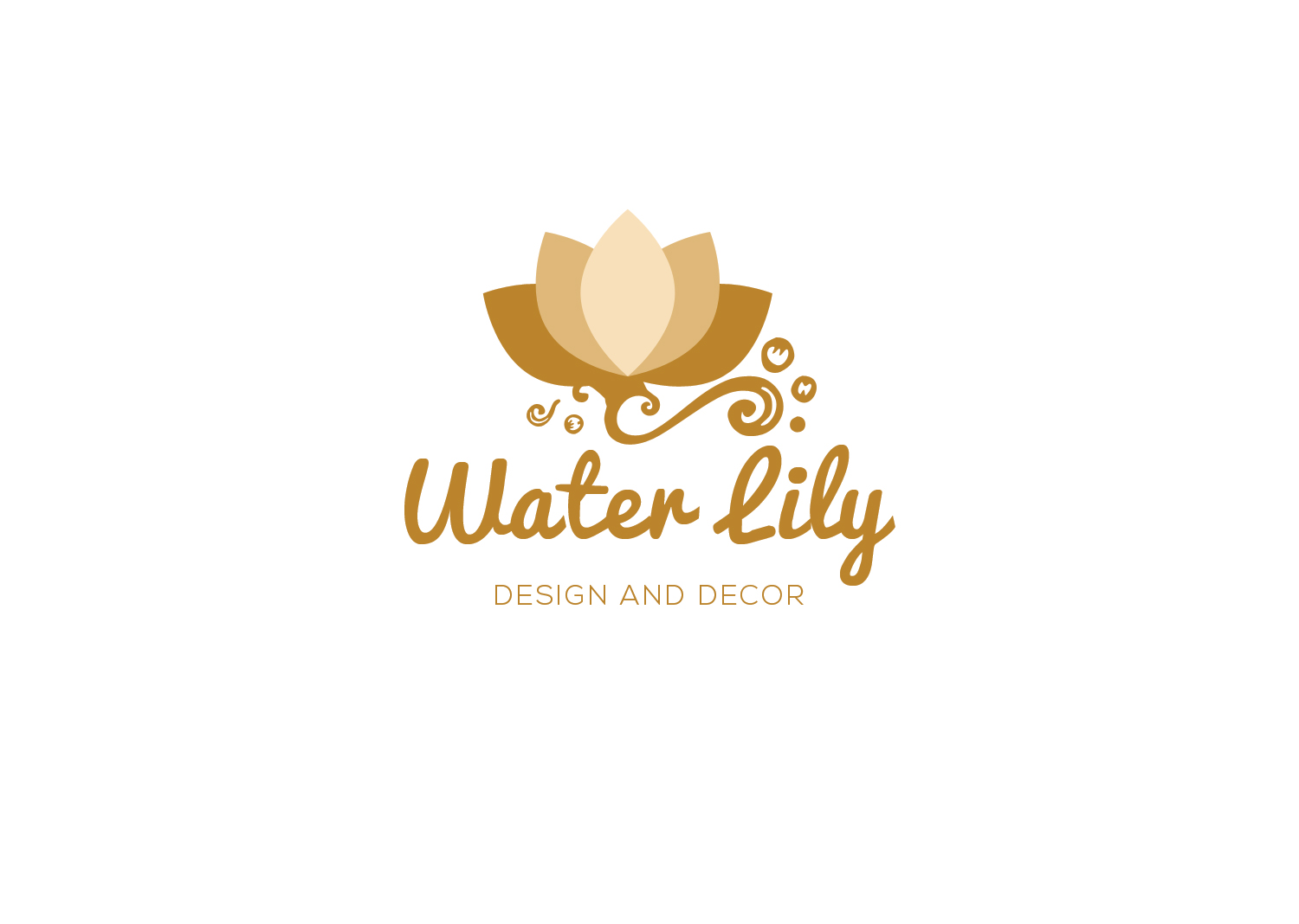 Diseño de Logo por ivo_i_ivanov para Water Lily Design and Decor | Diseño #15018290