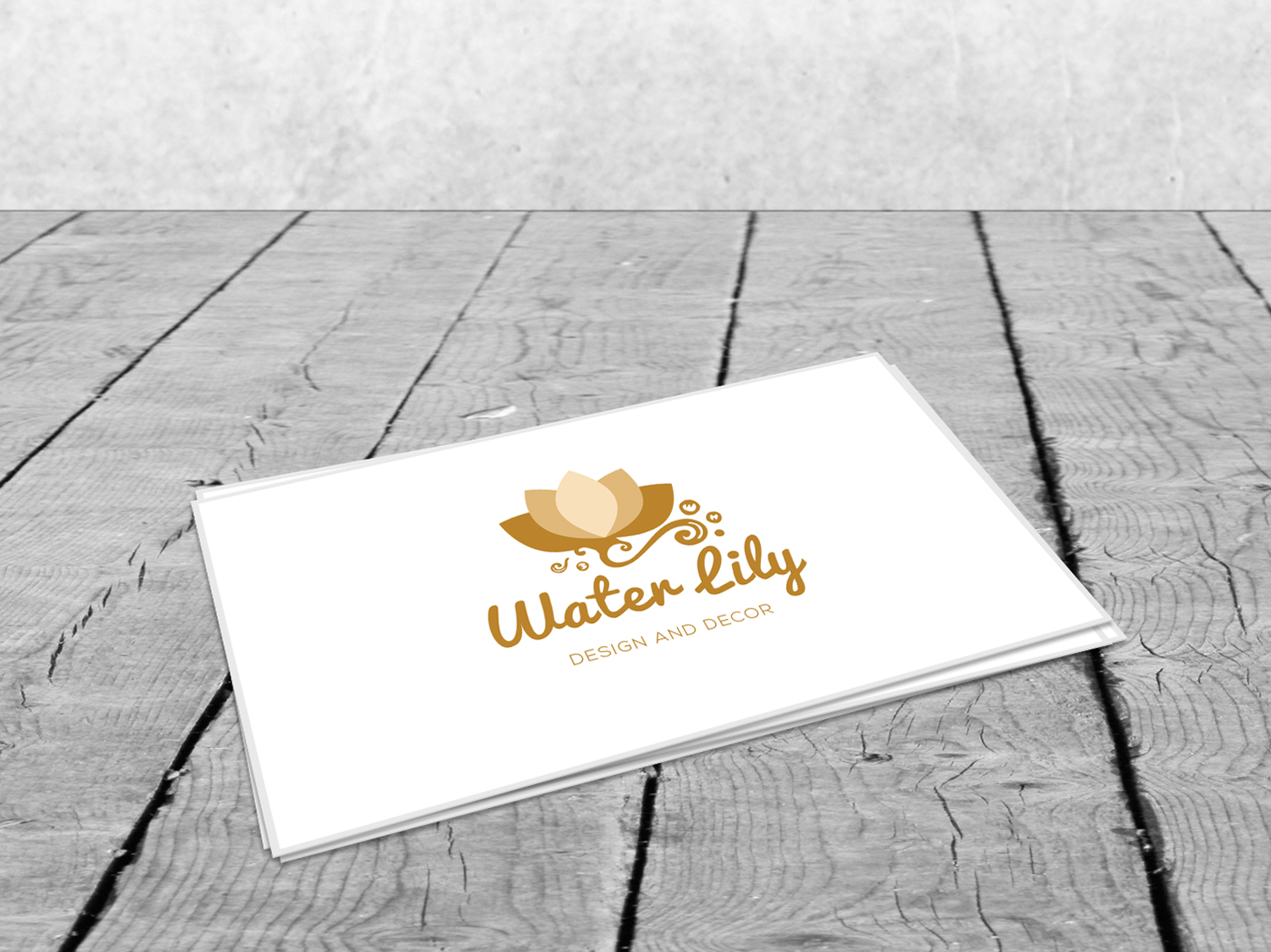 Diseño de Logo por ivo_i_ivanov para Water Lily Design and Decor | Diseño #15018291