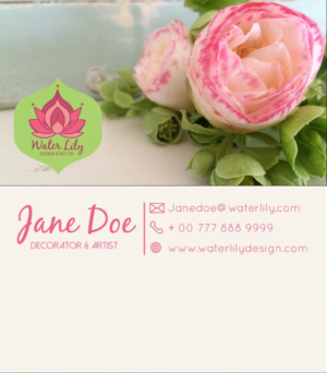 Diseño de Logo por catiesouth para Water Lily Design and Decor | Diseño: #15122054