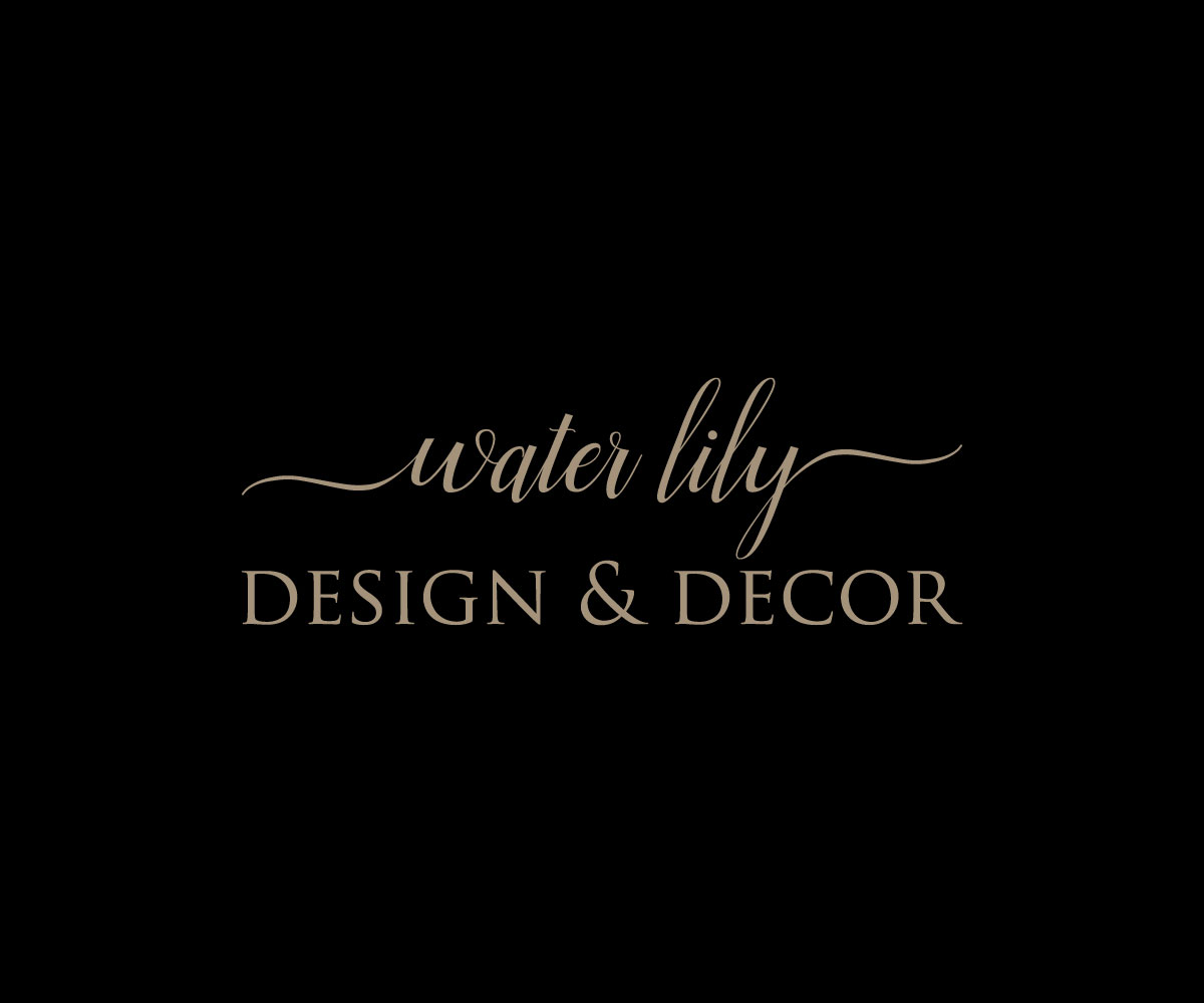 Logo Design by tani_sha321 for Water Lily Design and Decor | Design #15027524