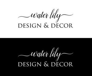 Diseño de Logo por tani_sha321 para Water Lily Design and Decor | Diseño: #15027526