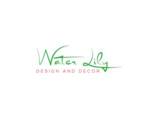 Diseño de Logo por mojibur1993 para Water Lily Design and Decor | Diseño: #15028189