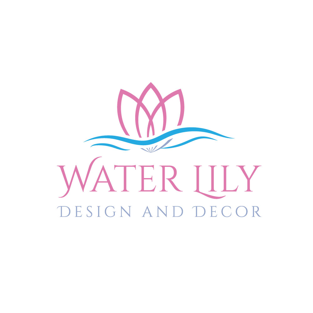 Elegant Playful Events Logo Design For Water Lily Design And