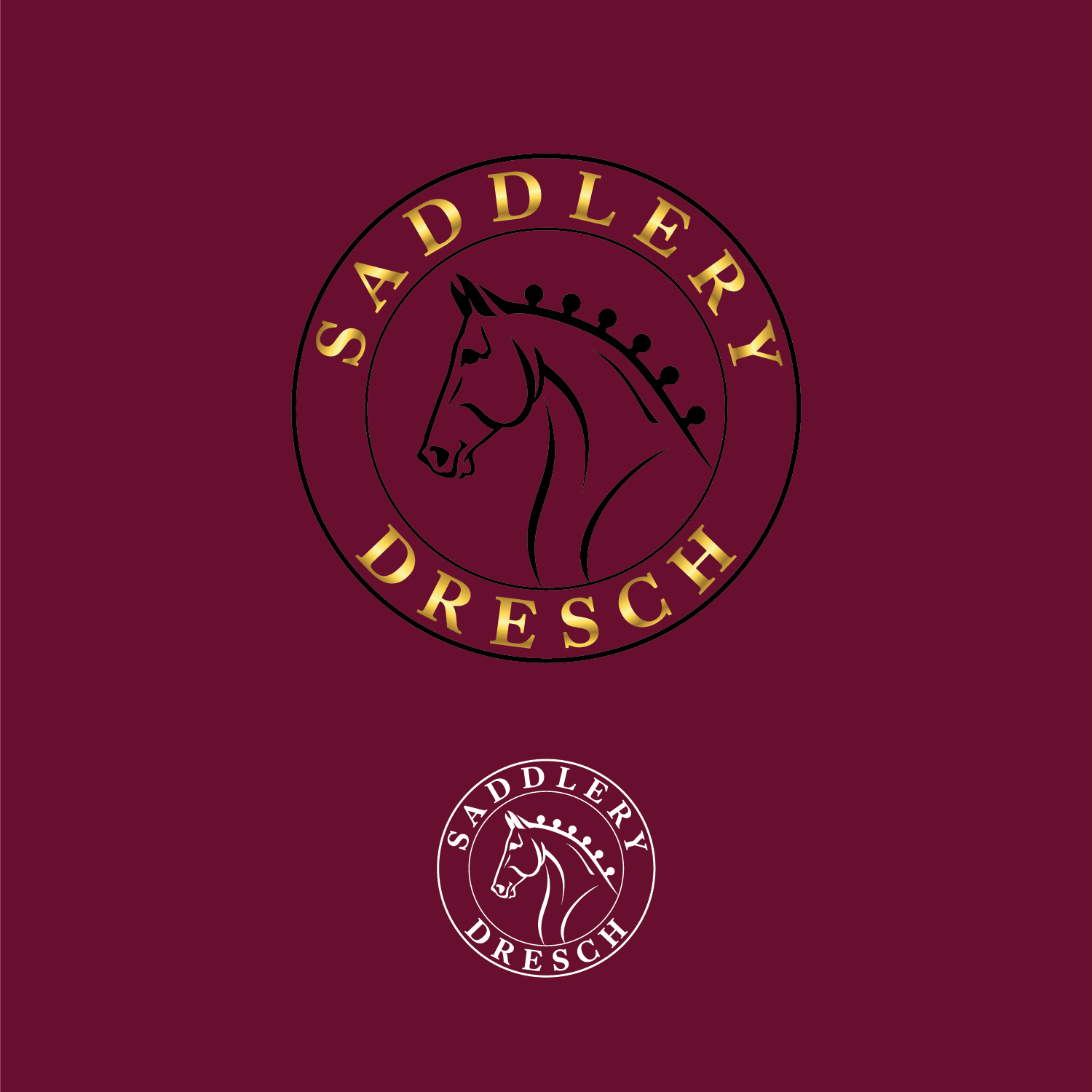 Logo Design by CS_Creatives for Saddlery Dresch | Design #15052130