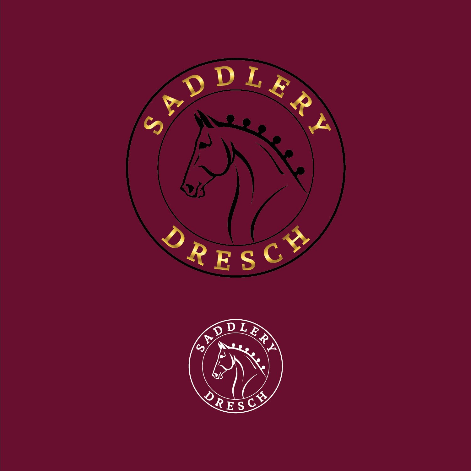 Logo Design by CS_Creatives for Saddlery Dresch | Design #15052220