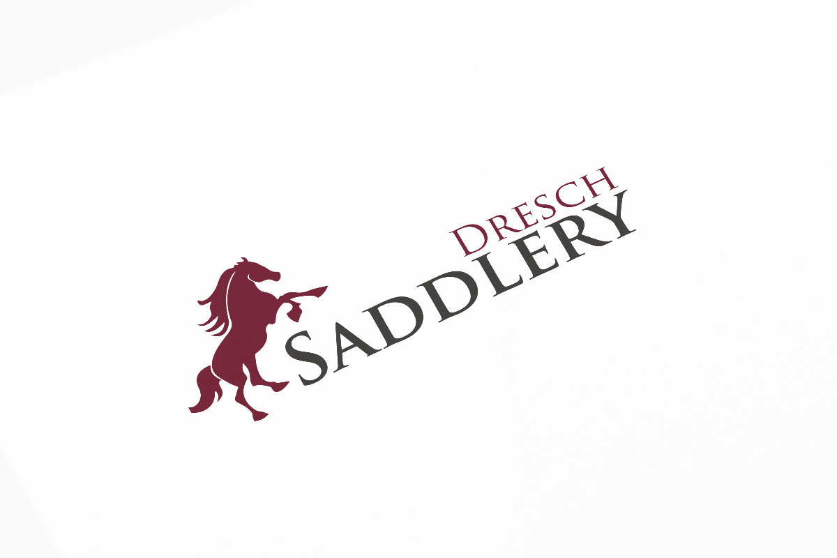 Logo Design by abstraxt for Saddlery Dresch | Design #14829700