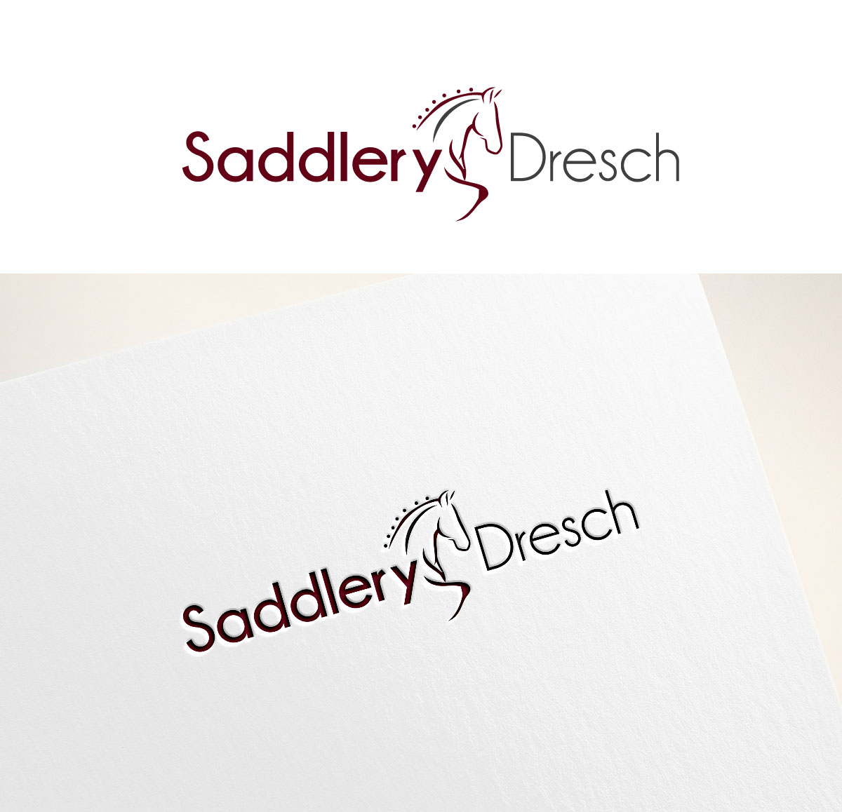 Diseño de Logo por abstraxt para Saddlery Dresch | Diseño #14959862