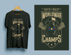 Patriotic US T-Shirt, go balls to walls. | Diseño de Camiseta por Phantom007