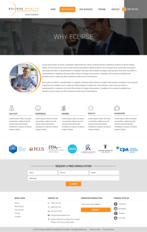 Wordpress Design by RupalTechno for Robson Accounting  | Design: #14938489