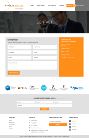 Wordpress Design by RupalTechno for Robson Accounting  | Design: #14938495