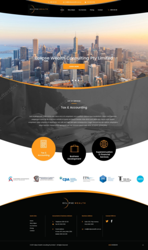 Wordpress Design by pb for Robson Accounting  | Design: #14837672