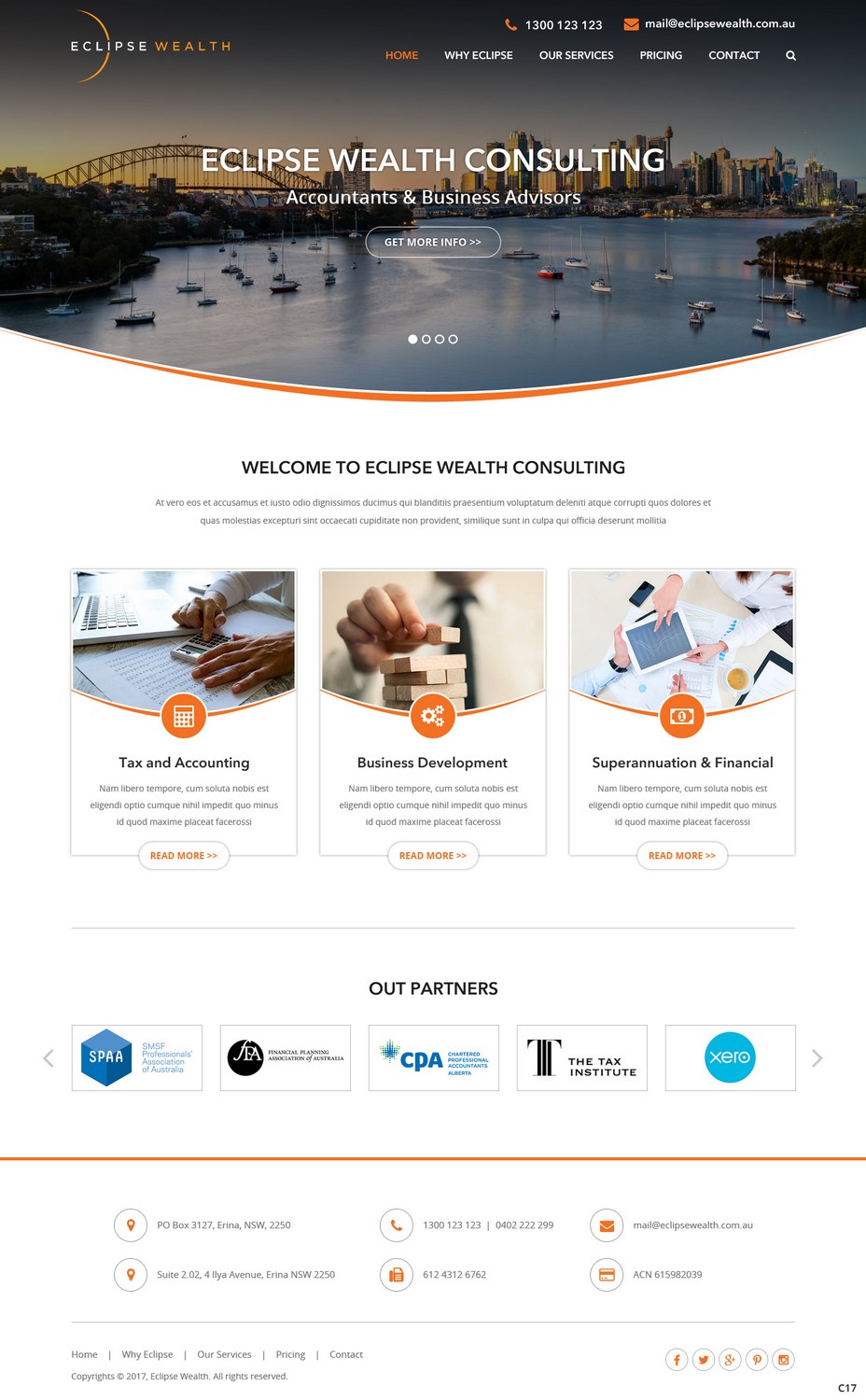 WordPress-Design von pb für Robson Accounting  | Design #14837682