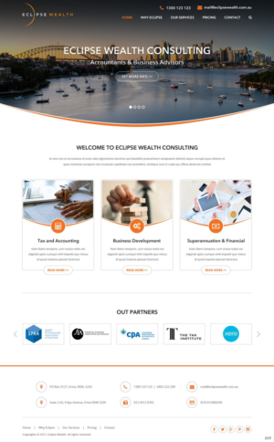 Wordpress Design by pb for Robson Accounting  | Design: #14837682
