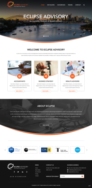 Wordpress Design by pb for Robson Accounting  | Design: #15247013