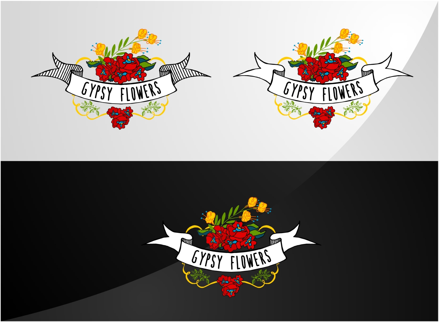 Logo Design by Kero for Gypsy Flowers | Design #14873928
